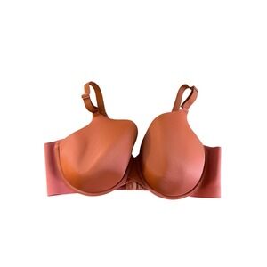 Cacique Lane Bryant Rust Red Lightly Lined Full Coverage Bra Plus Size 42DD
